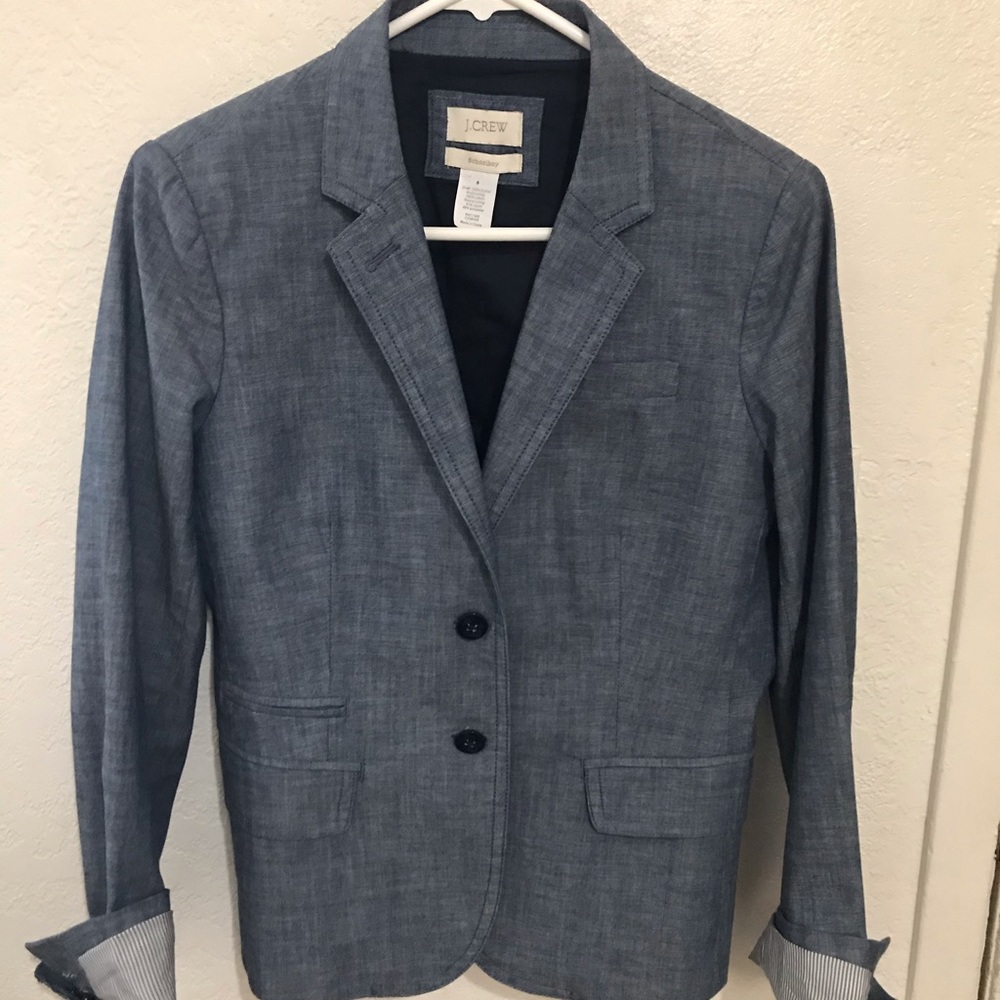 J Crew Blue Blazer Woman size 6 small